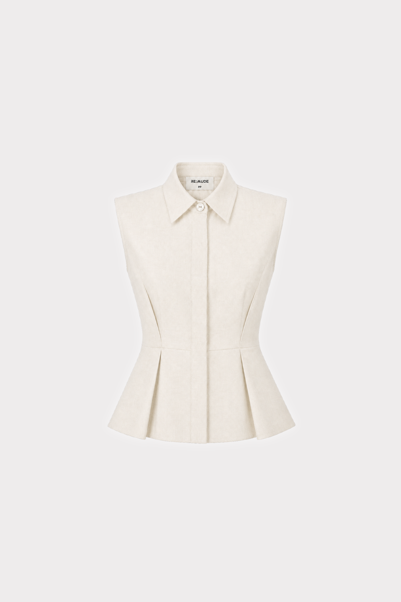 Blusa Anthea Alfaiataria 100% Linho Off