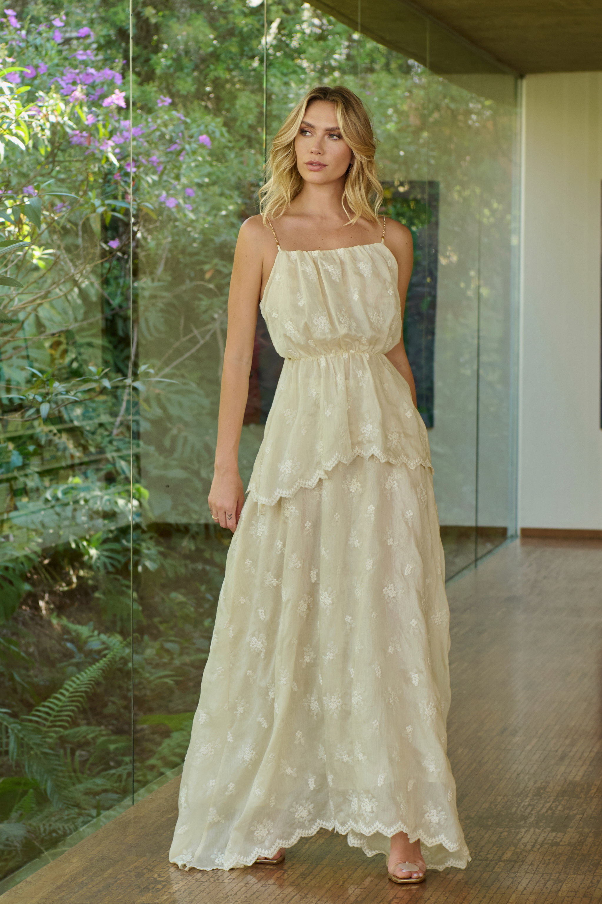 Vestido Vesper Polvilho