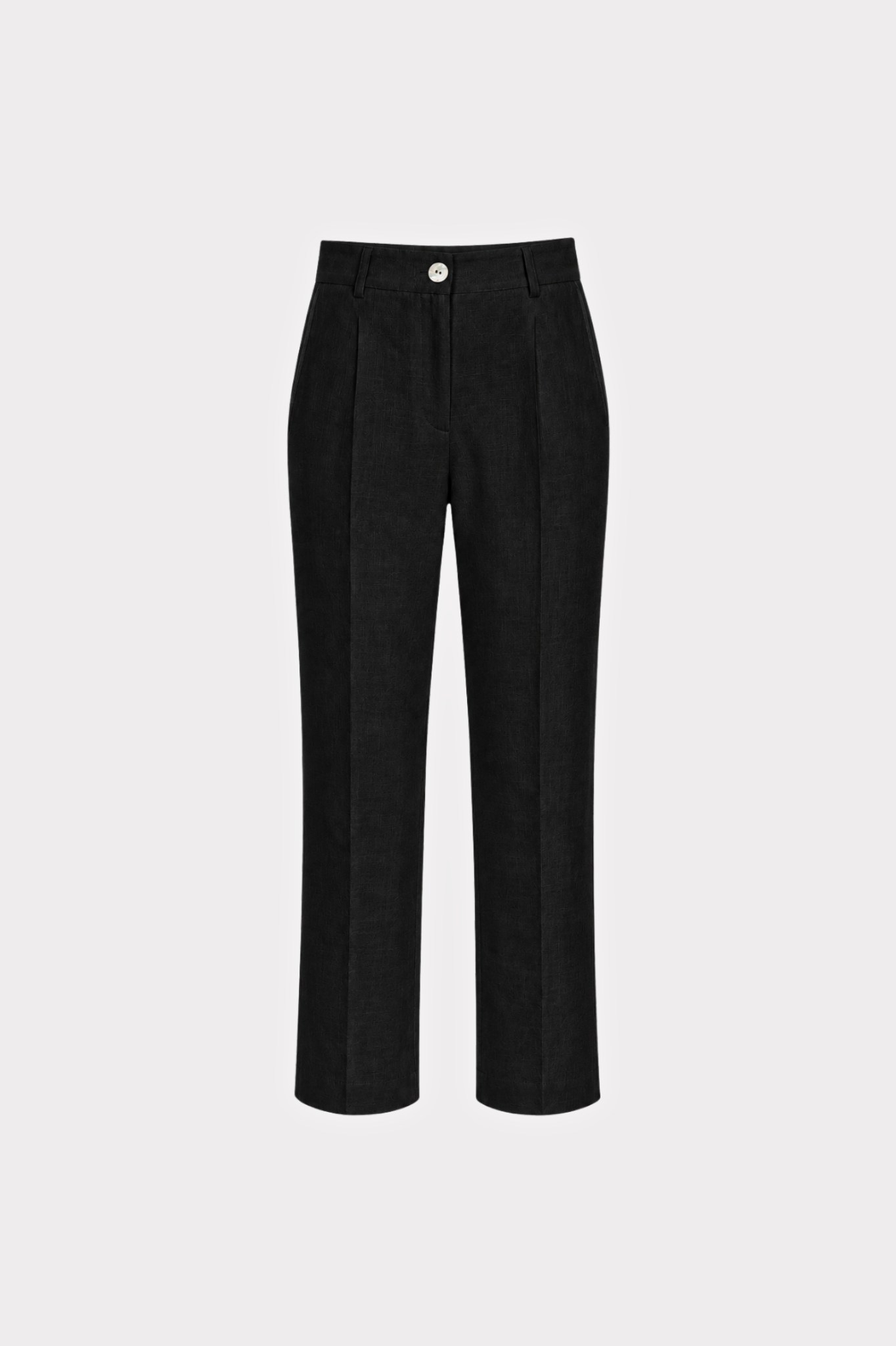 Calça Thalia Alfaiataria 100% Linho Preto