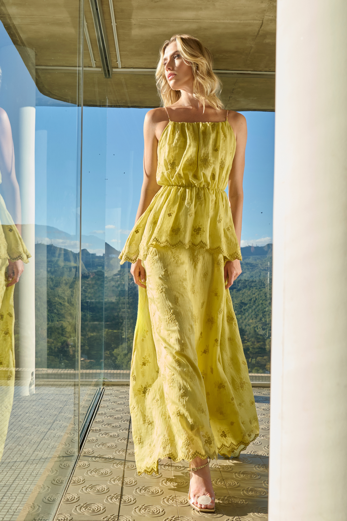 Vestido Vesper Gengibre