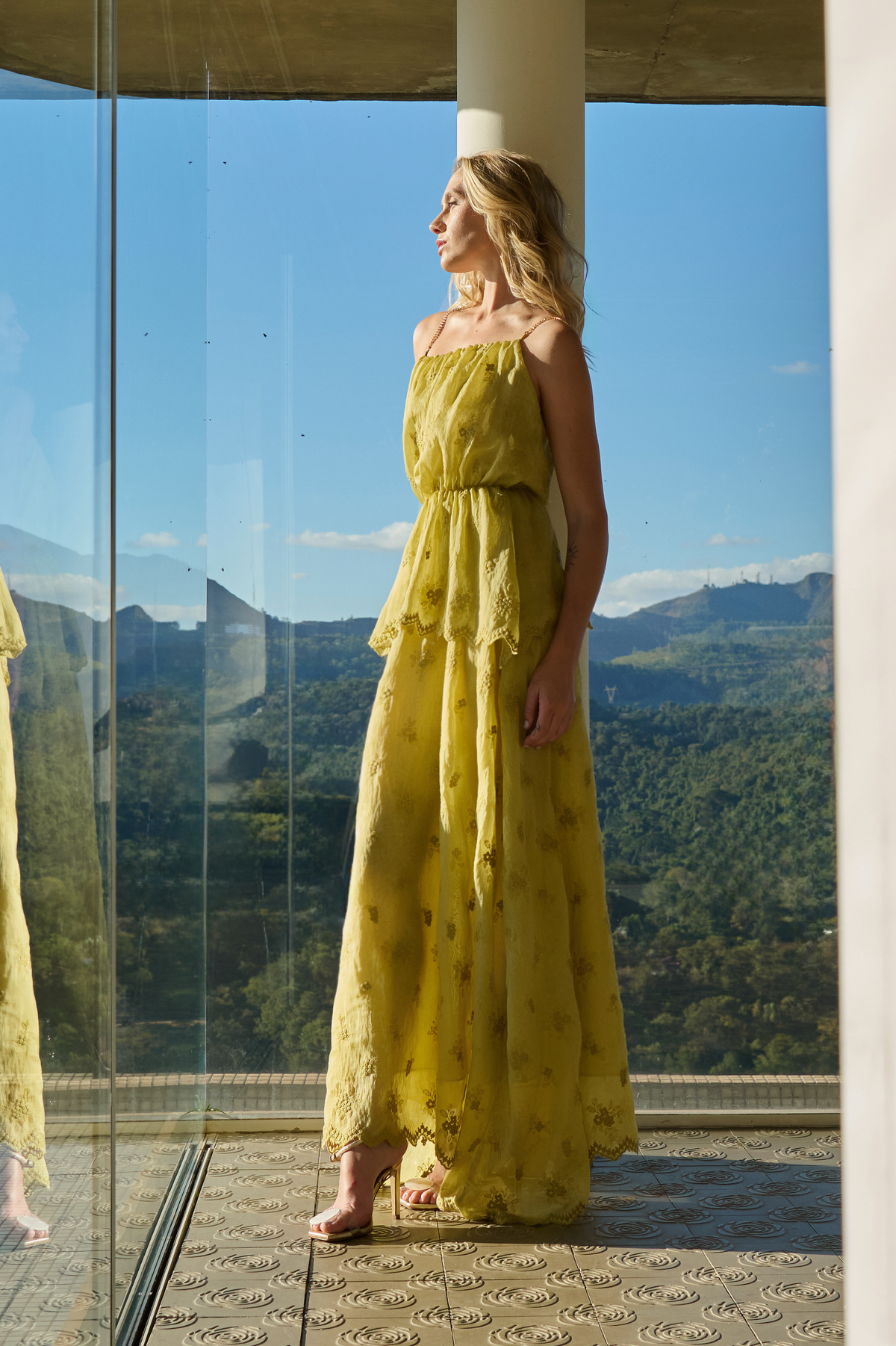 Vestido Vesper Gengibre