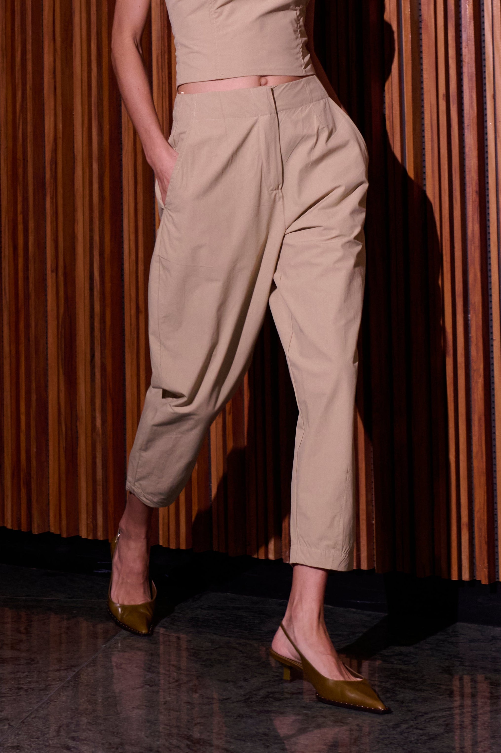 Calça Carrot Voile