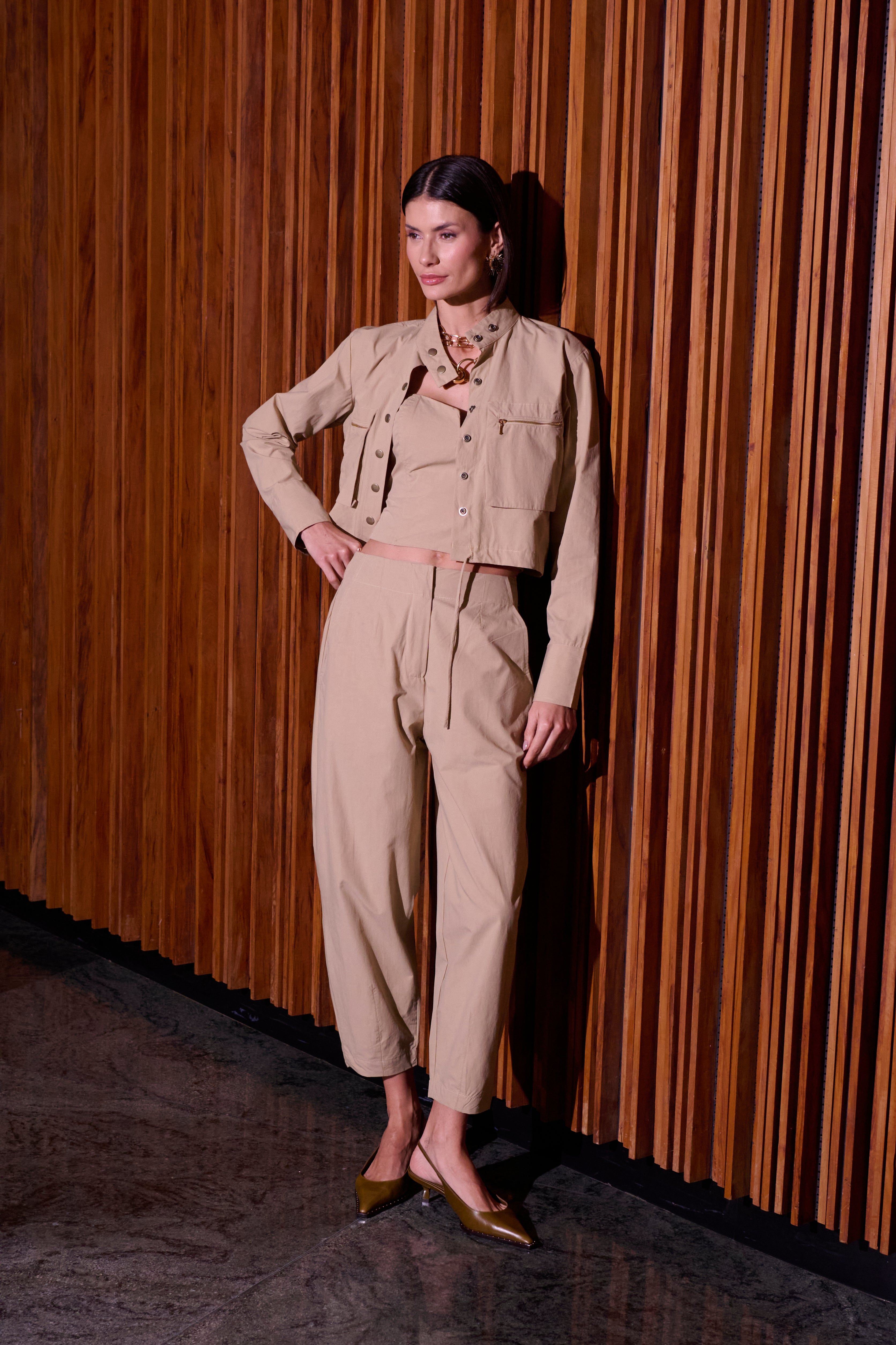 Jaqueta Utility Cropped Meryl