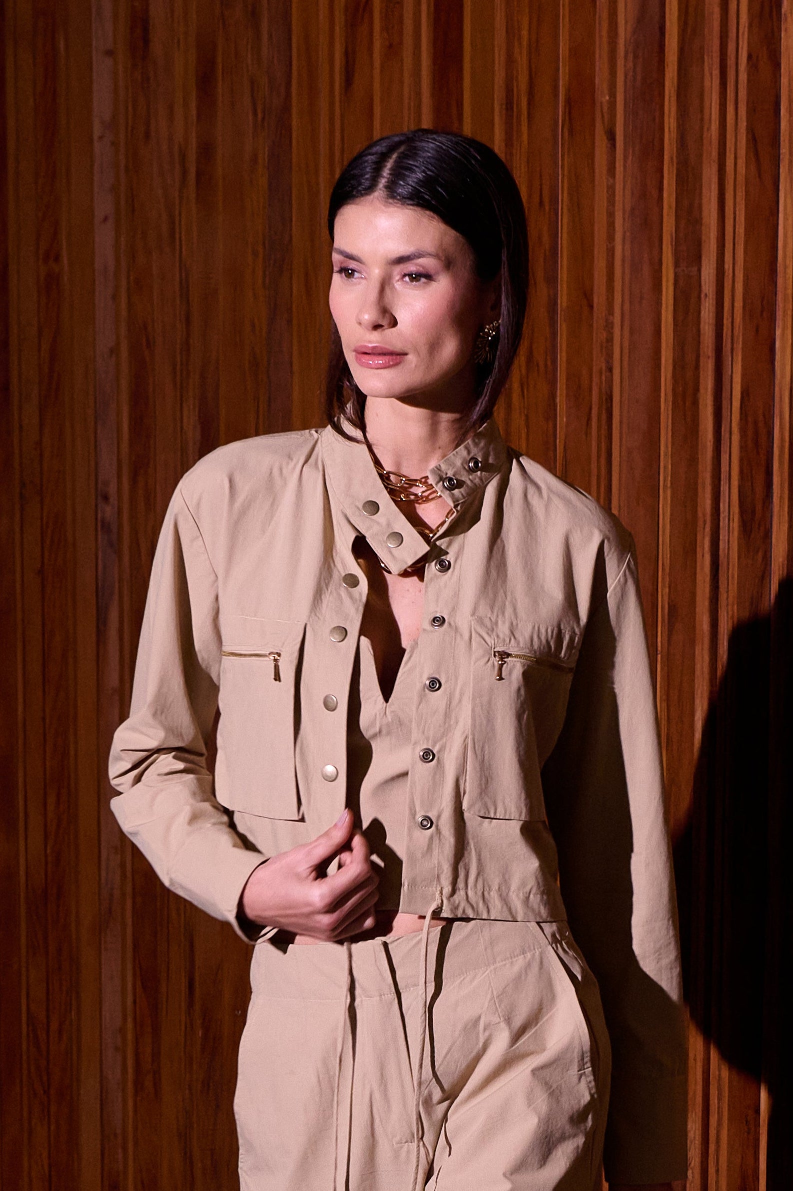 Jaqueta Utility Cropped Meryl